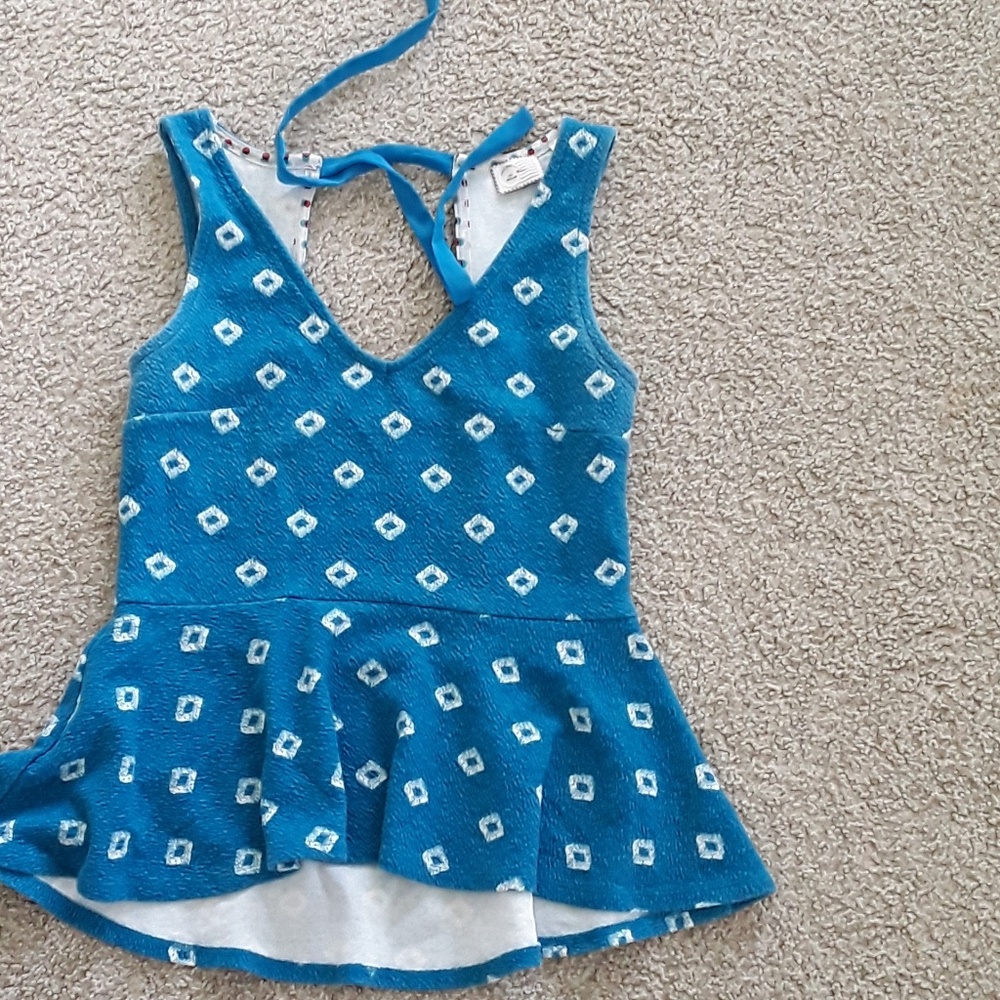 Anthropologie Postmark peplum top